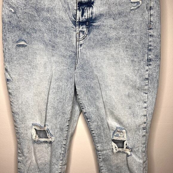 Old Navy O.G. Straight Leg Higher High-Rise Jeans Secret Smooth Pockets Size 12 - Picture 6 of 16